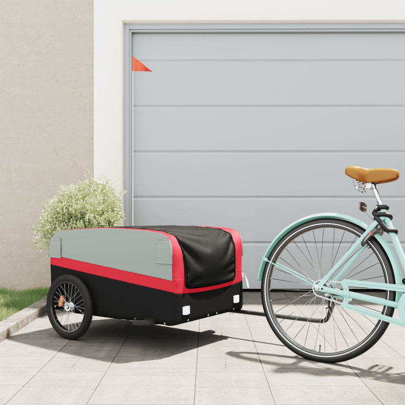 Chariots de jardin, H 23,2 po x l 53,9 po x P 27,2 po, Noir / Rouge