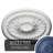 Endurathane Orrington Ceiling Medallion, 19 5/8"OD x 4 3/4"ID x 1 3/4"P (Fits Canopies up to 4 3/4"), Hand-Painted Witch Hazel Finish-28576515