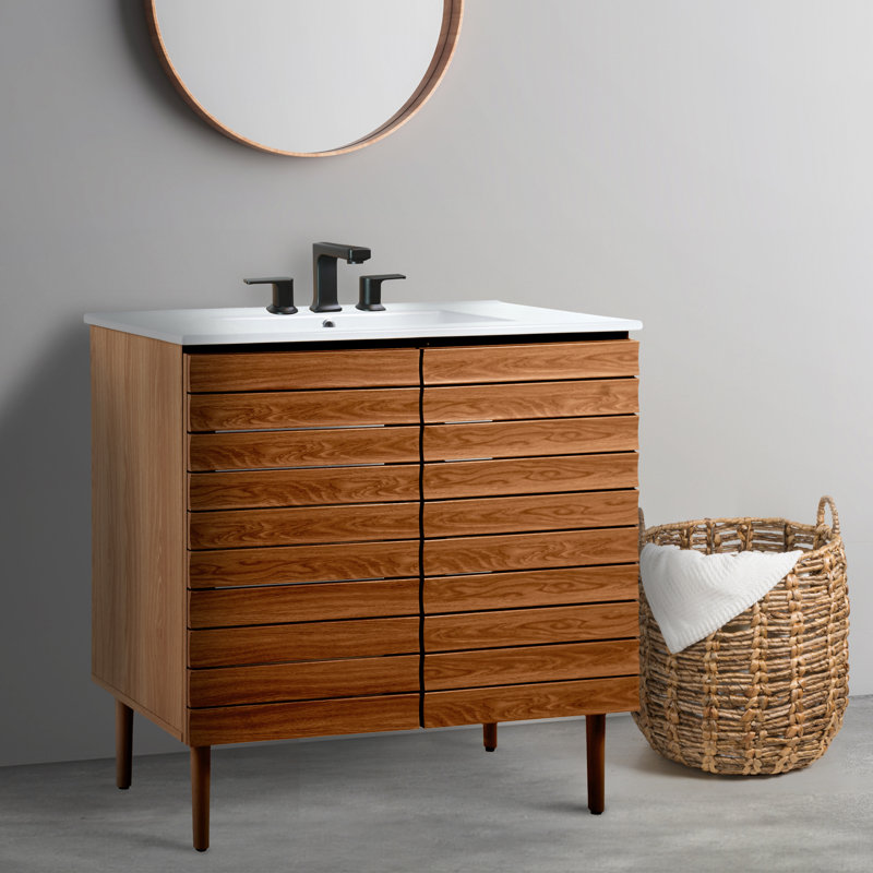 Ensemble de meuble-lavabo simple 36 po Aubert, Brun