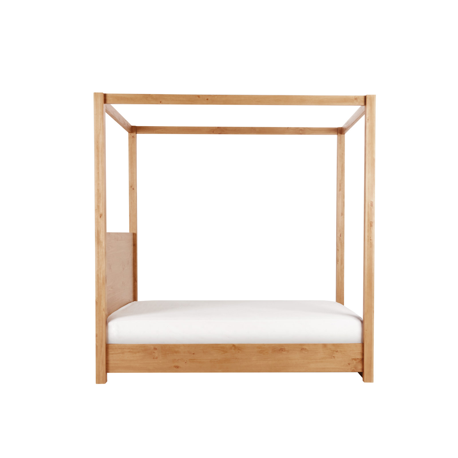 Modica Solid Wood Canopy Bed, King