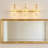 Neven 3 -Light Glass Globe Vanity Light Under the Mirror