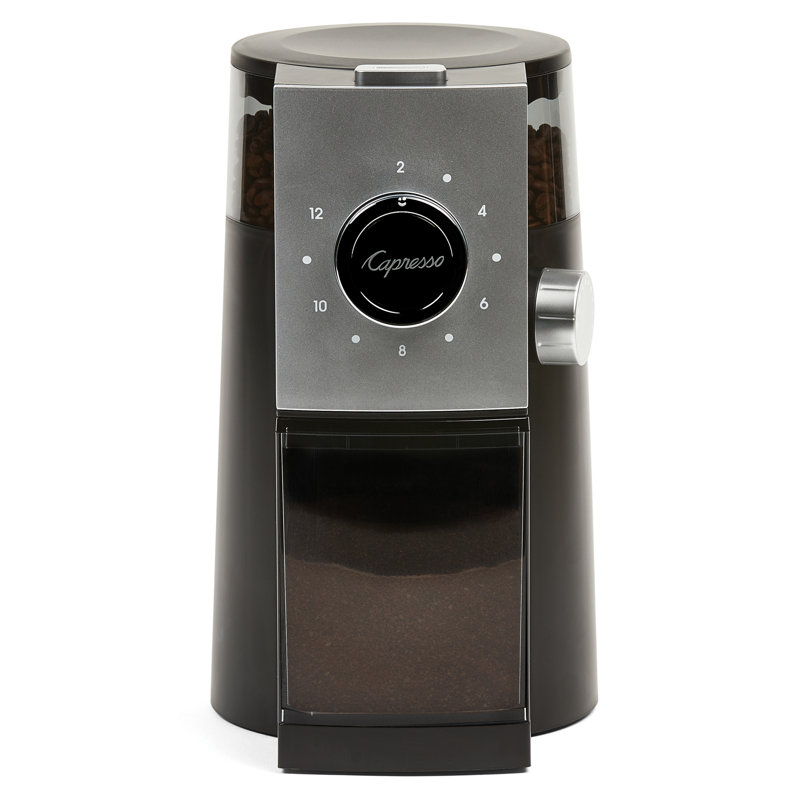 Black Electric Adjustable Grind Burr Coffee Grinder