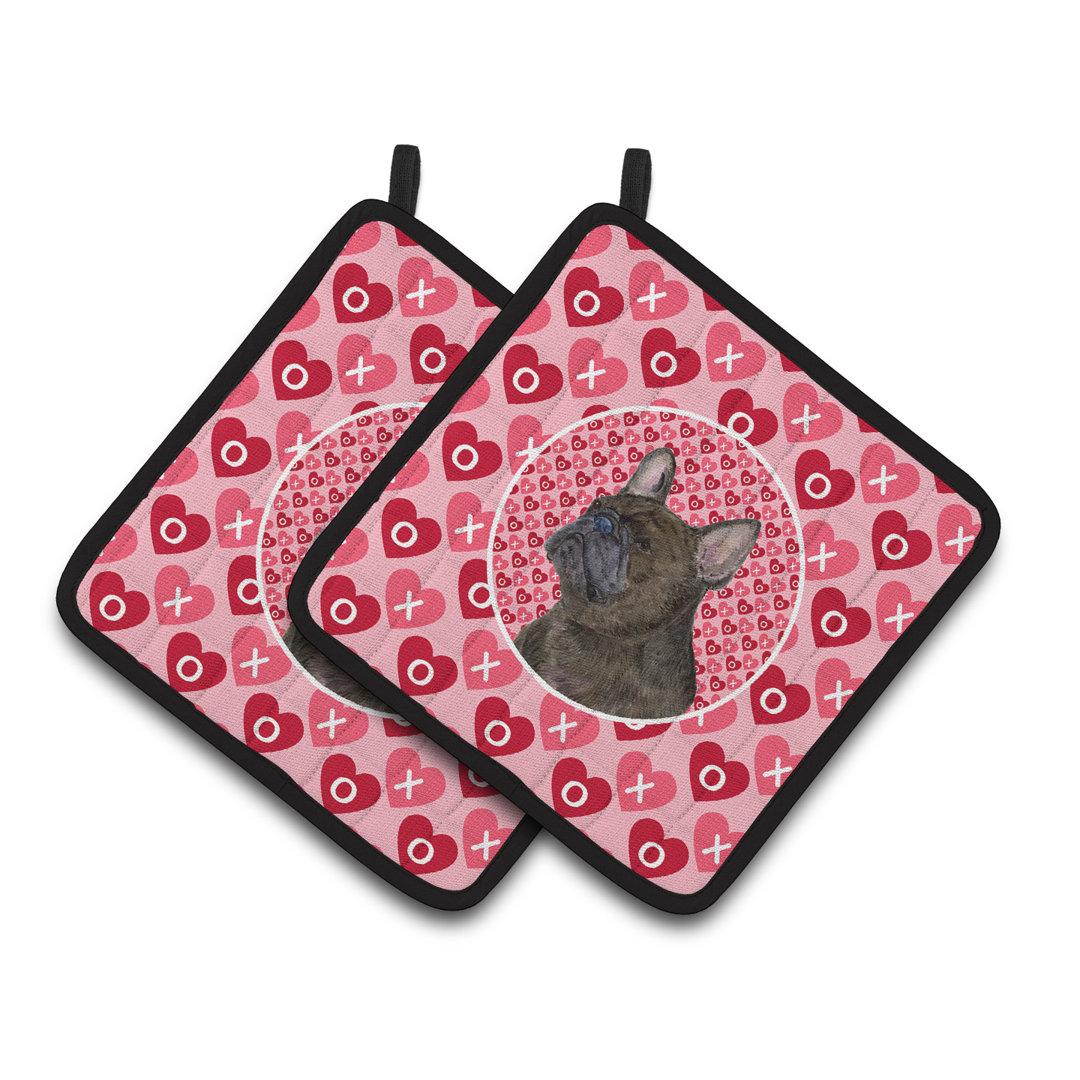 Winston Porter Swoyersville Hearts Love Potholder (Set of 2) Winston Porter 