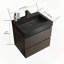 Meuble-lavabo mural flottant avec évier biseauté pré-assemblé-408157061-408157059