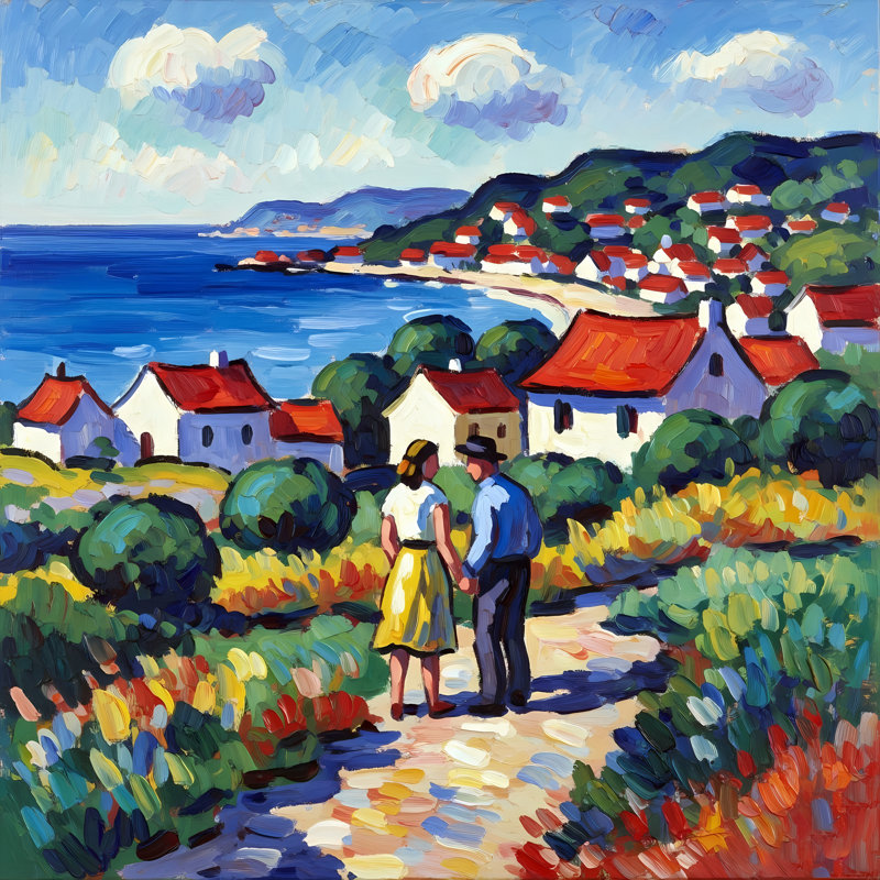Chemin joyeux, H 24 po x l 24 po