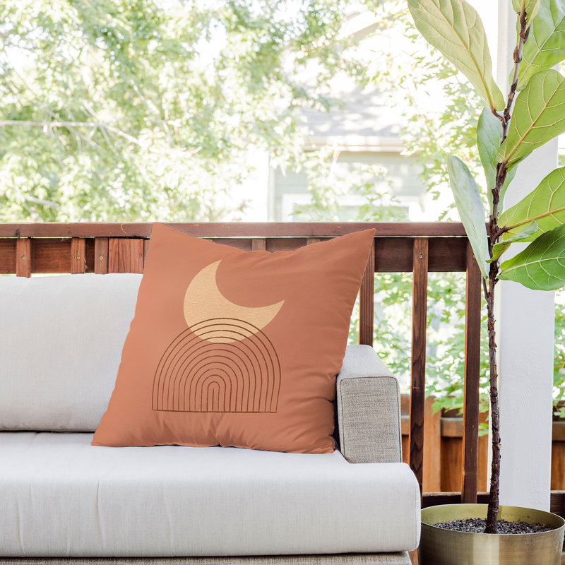 Coussin décoratif intérieur / extérieur en polyester , 20 po x 20 po
