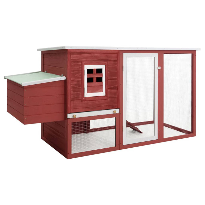 Rasen Rabbit Hutch, Red