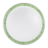 Green Scallop Handmade Earthenware Platter