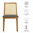 Monarch Wood And Rattan Dining Side Chair-102521191