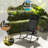 Steel Foldable Outdoor Lounge  Rocking Chair-96872337