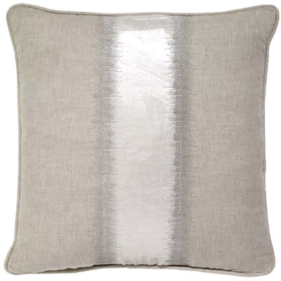 Striped Linen Throw Pillow