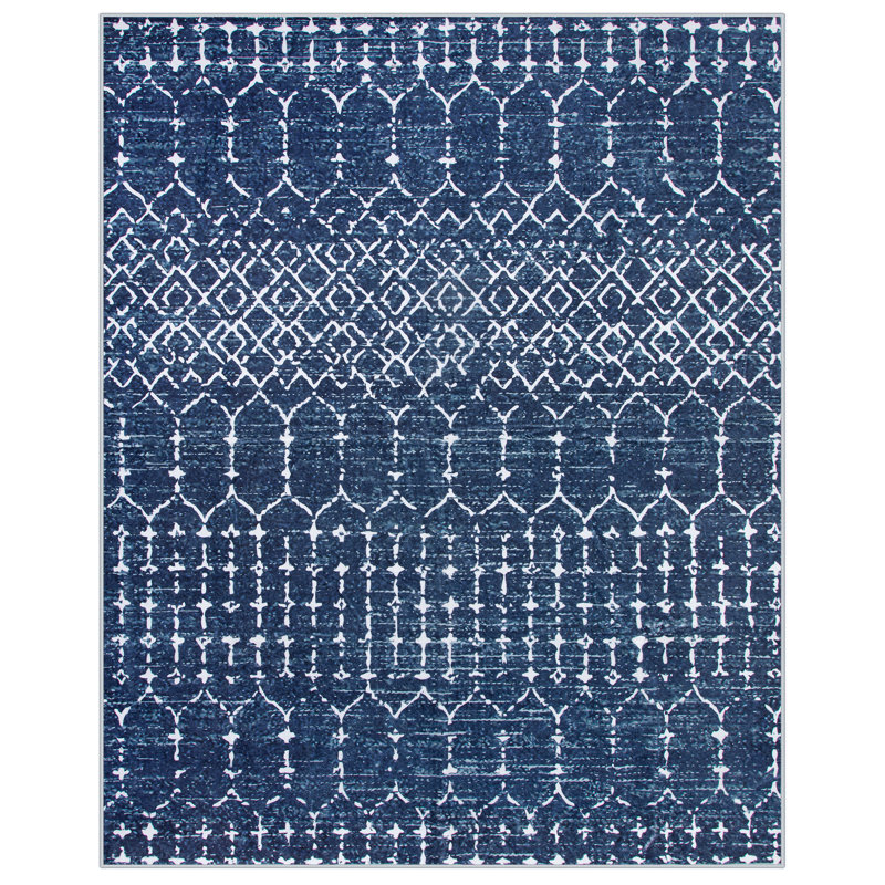 Tapis lavables à la machine avec envers antidérapant Keynikh pour l'entrée de la salle à manger, Rectangulaire 8 pi x 10 pi