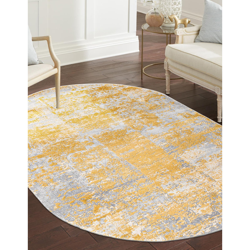 Glenn Indoor Rug, Oval 5'3" x 8'
