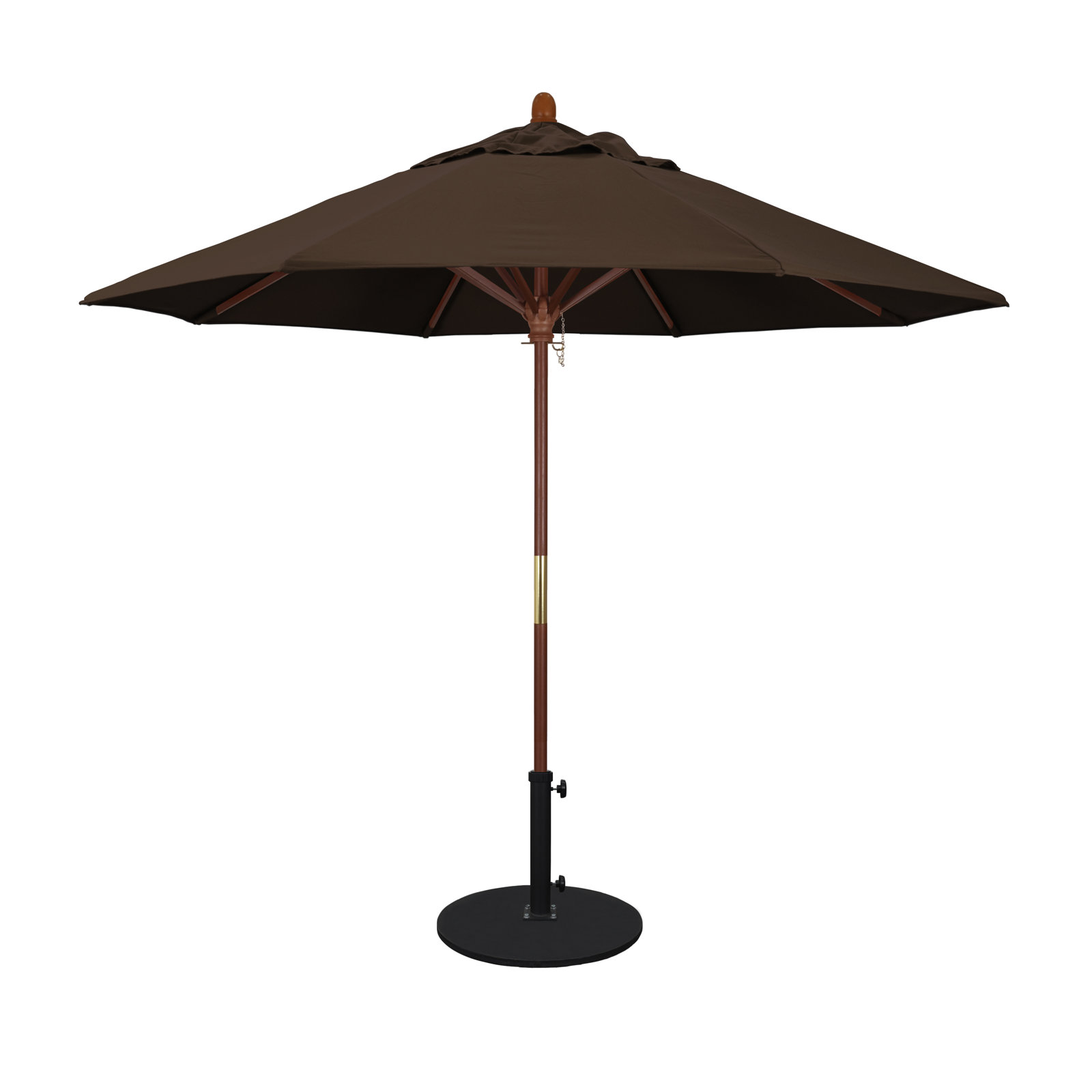 Manford 108'' Outdoor Umbrella, Mocha Performance Canvas