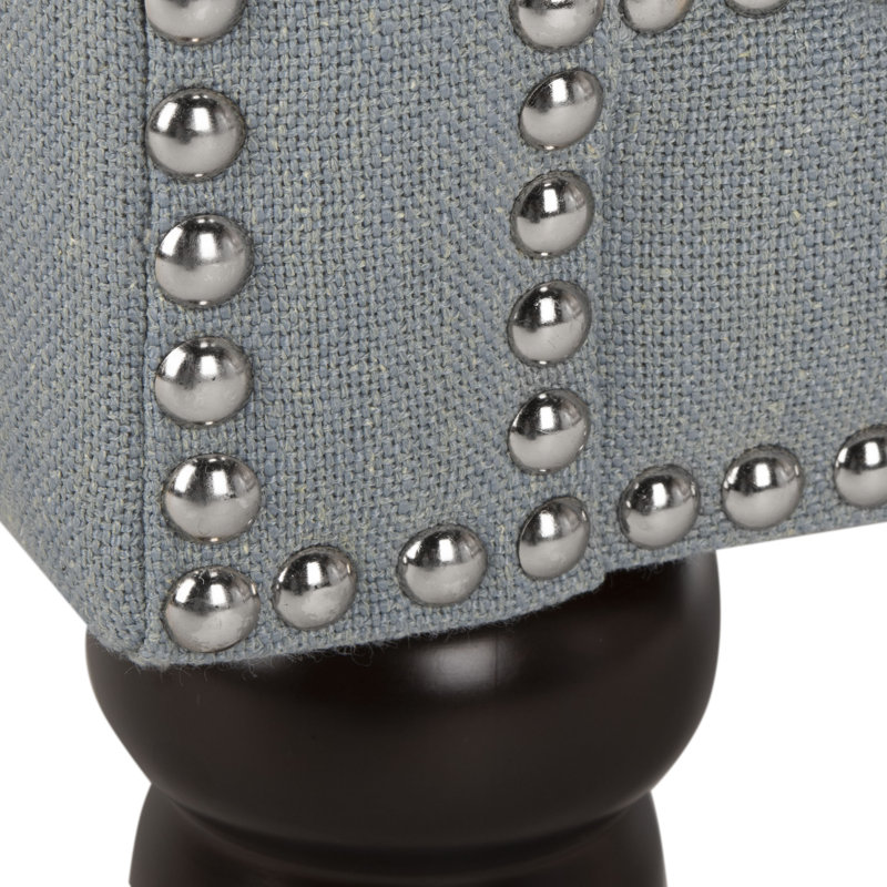 Fauteuil l 30 po, Bleu ciel, Argent