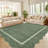 Scalloped Machine Washable Rug Non-Slip Bordered Floor Mats Non-Shedding Soft Low Pile Modern Accent Rugs for Living Room Bedroom Office-1292777945