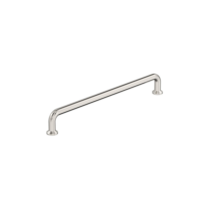 Amerock Factor Drawer Pull, 7 9/16", Polished Nickel