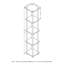 Cearfoss 146.3 cm H x 29.5 cm W Corner Bookcase-754964764