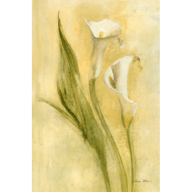 Graceful Calla Lilies II, H 18 po x l 12 po
