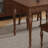 French vintage rectangular dining table Ash Rectangular Solid Wood Top with Solid Wood Base Dining Table