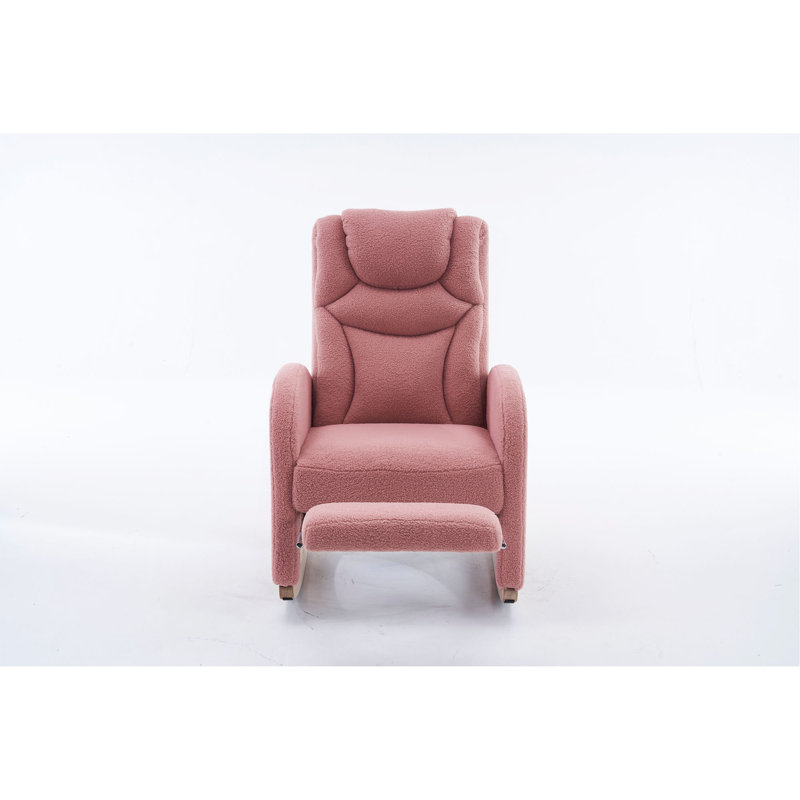 Chaise berçante Teddy, Rose