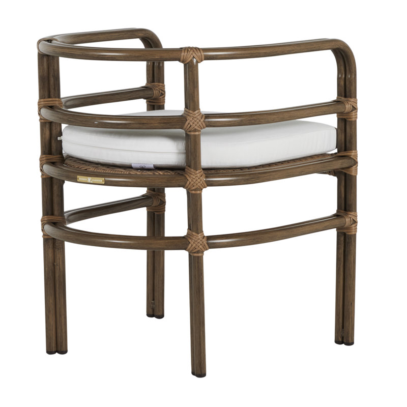 Malibu Arm Chair, Welt, Linen Navy