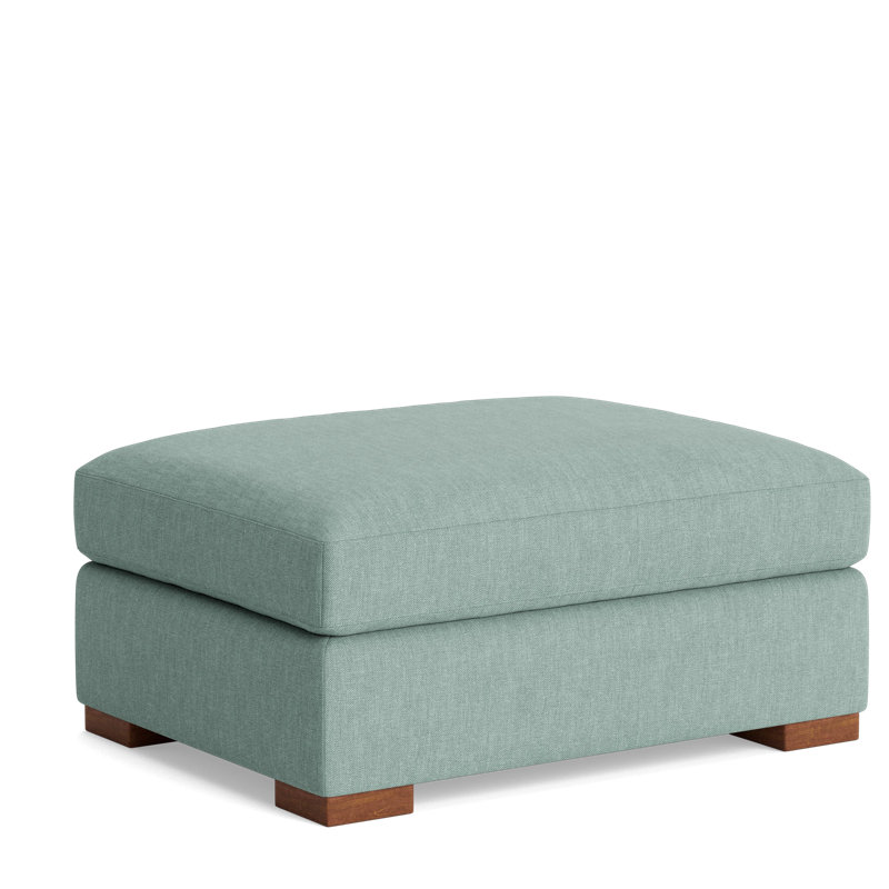 Couch Potato Ottoman, Performance Weave - Spa