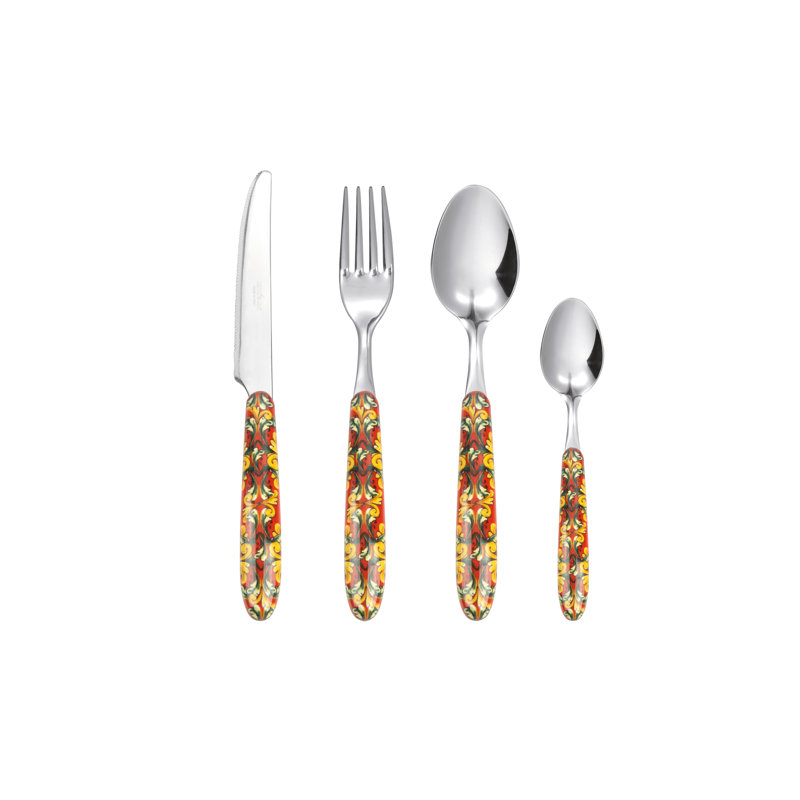 Excelsa Trinacria Cutlery Set Multicolor 24 Pieces