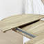 Table de salle à manger Farmhouse, table ovale extensible avec rallonge amovible-1943095794