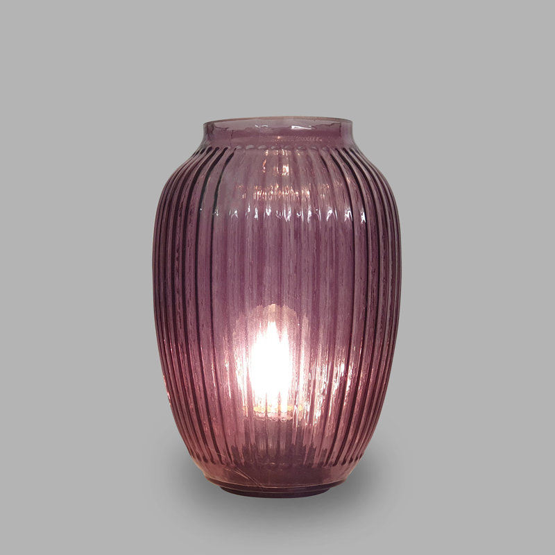Glass Novelty Lamp, Purple