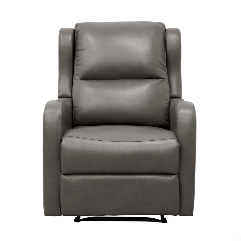 Fauteuil inclinable en similicuir, Gris