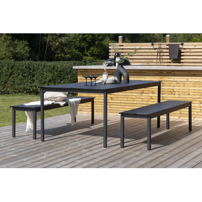 Erjona Aluminum Outdoor Bench