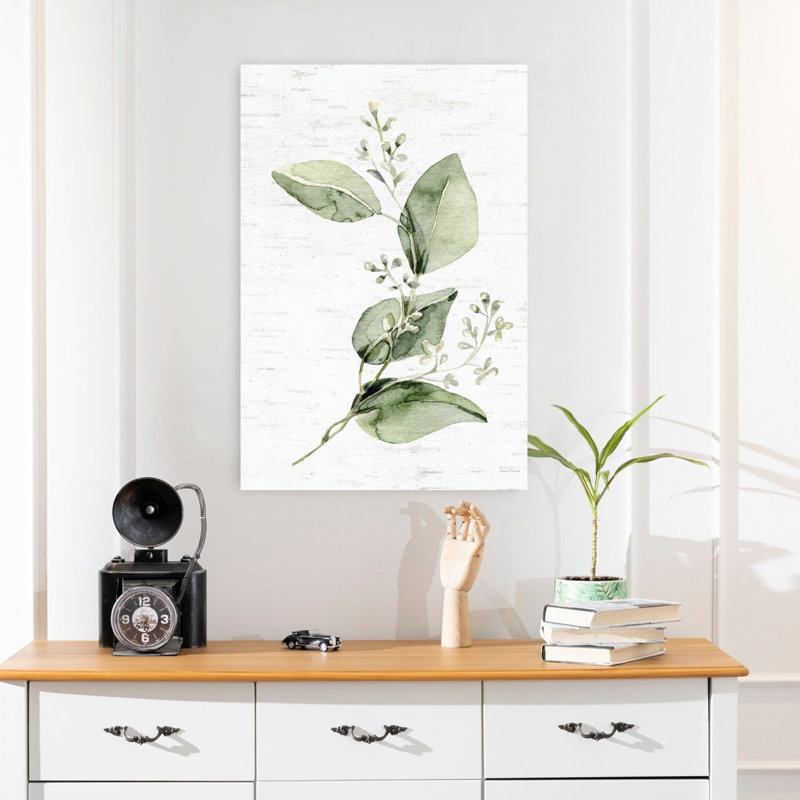 Leafy Retreat 6, art naturel contemporain, H 24 po x l 16 po