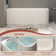 KDK HOME 67” Freestanding Bathtub, Alcove/Back to Wall Acrylic Soaking Tubs with Overflow
