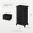Dresser Storage with 3 Drawers, Metal Frame for Closet Storage, Vertical Storage Cabinet for Bedroom, Wardrobe, and Office-1113161694