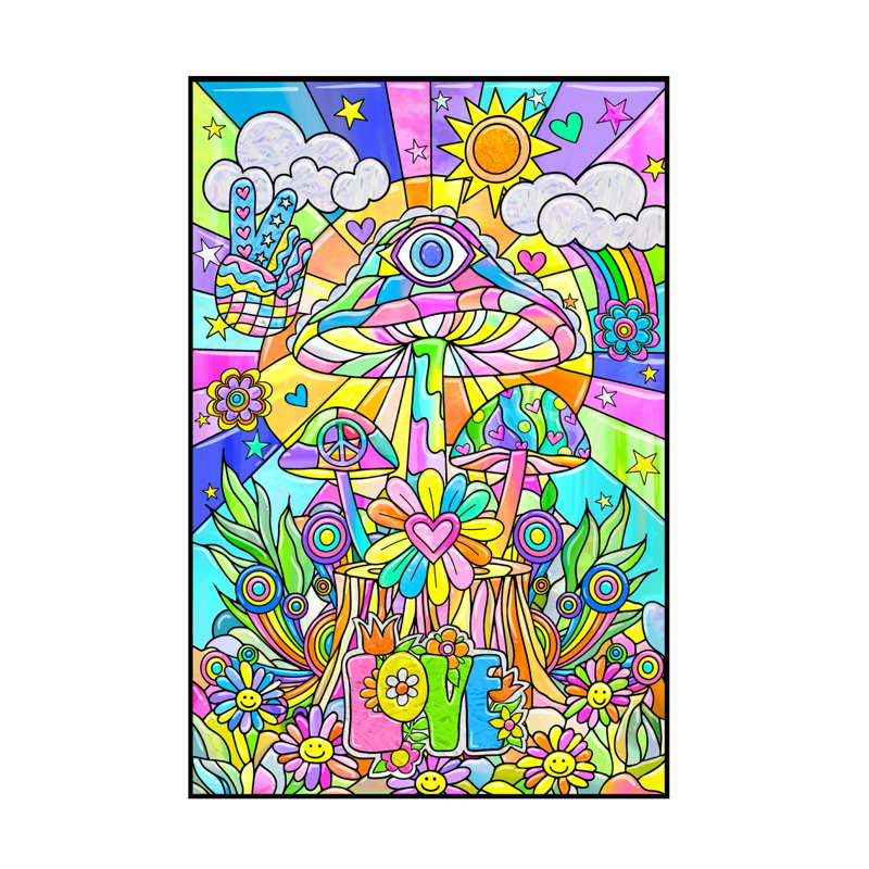 Art sur toile Jess Stempel, H 19 po x l 12 po