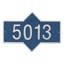 Piedmont 1-Line Wall Address Plaque-304151872