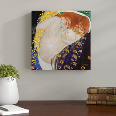 Danae by Gustav Klimt - Wrapped Canvas