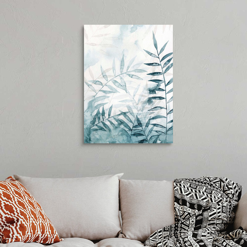 «Bamboo Whisper II», art mural sur toile, Toile tendue, H 32 po x l 24 po x P 1,25 po