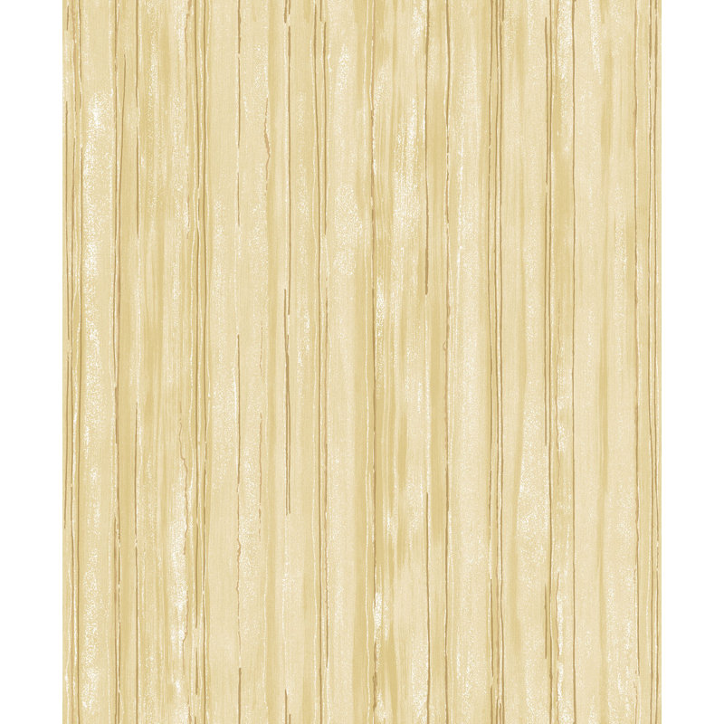 Robbin 10m x 53cm Textured Metallic Finish Non-pasted Wallpaper Roll,  Yellow/Gold