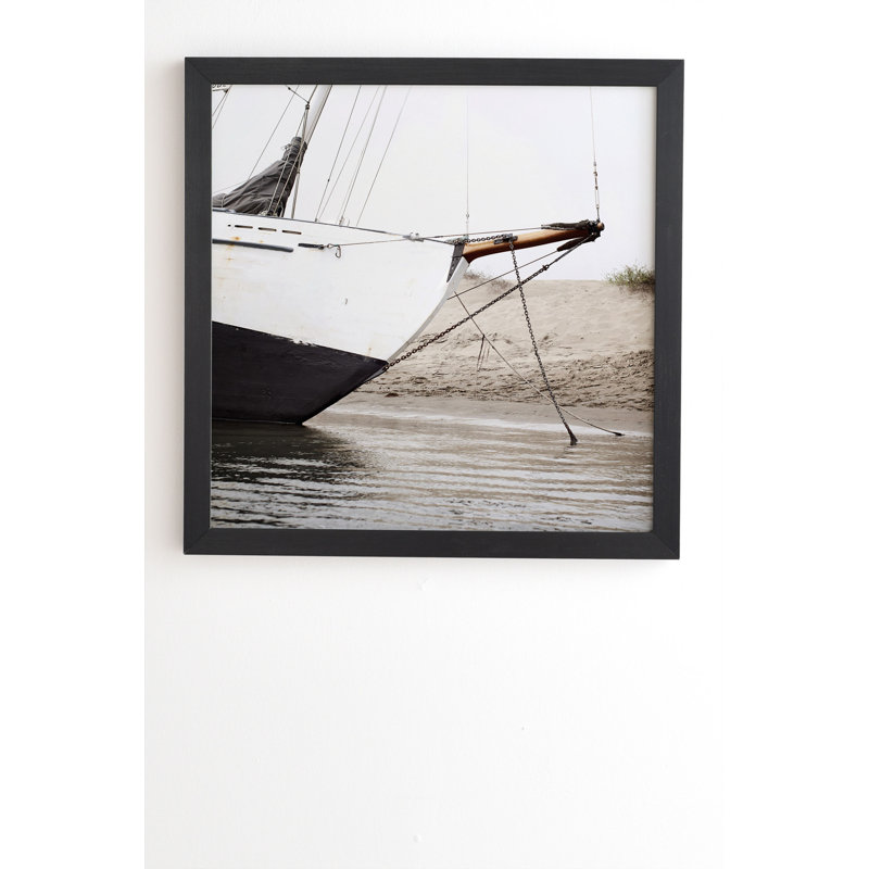 « bree madden voilier », reproduction de photo sur bois, H 20 po x l 20 po x P 3 po, Pas de tapis, Cadre brun