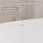 55'' Freestanding Oval Soaking Acrylic Bathtub