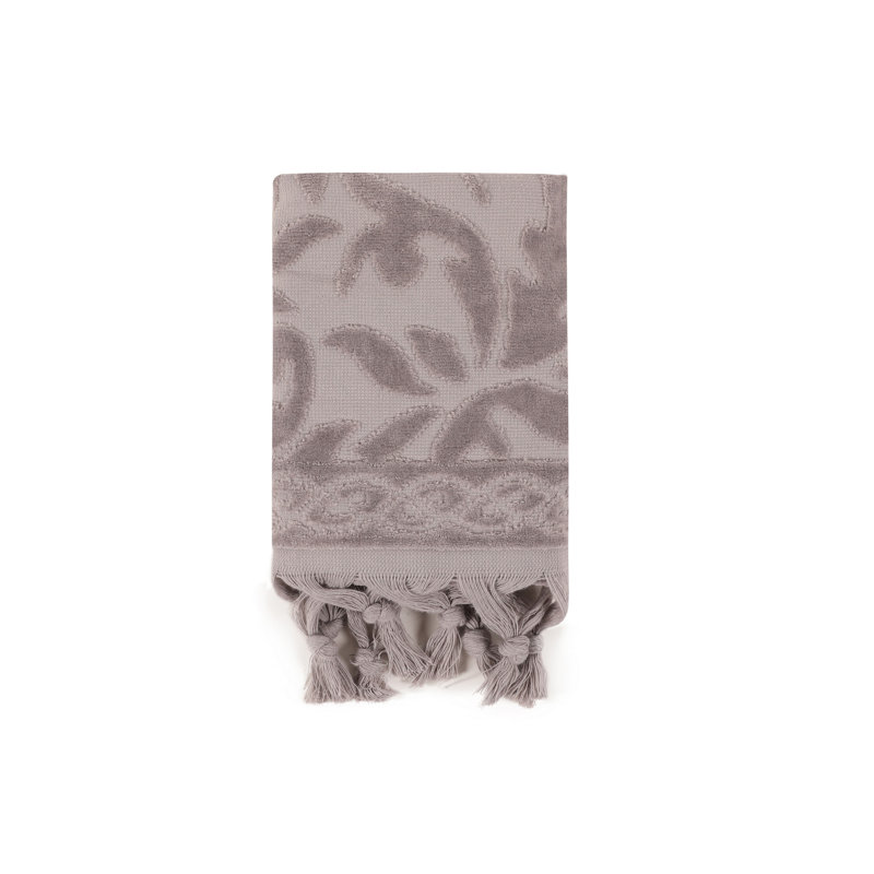 Serviette d'invité 100% coton Fasano, Gris