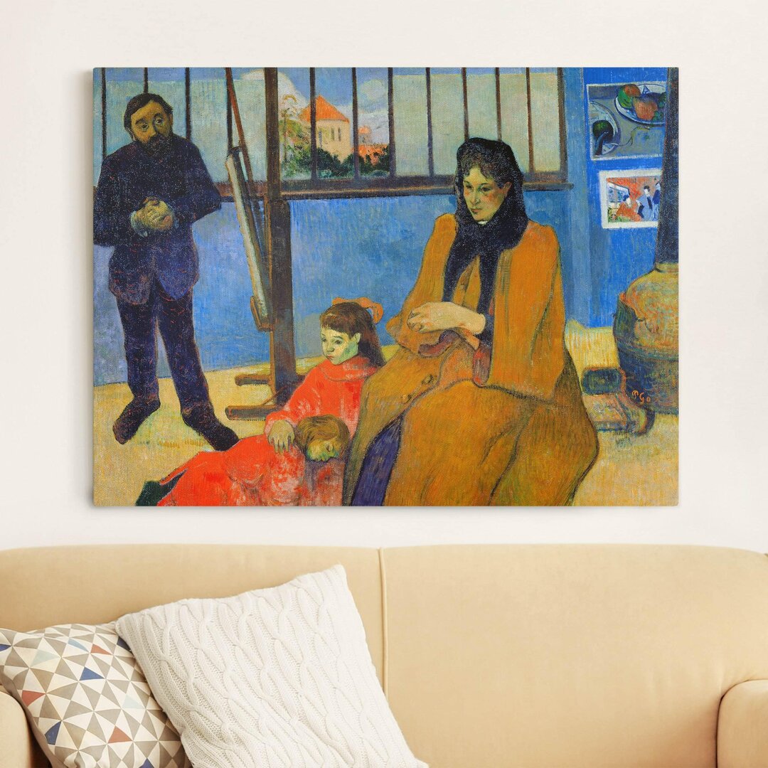 Leinwandbild Die Familie Schuffenecker von Paul Gauguin