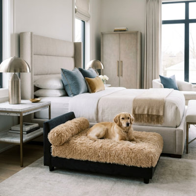 Mid-Century Orthopedic Elevated Pet Bed