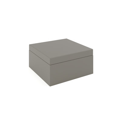 Jut Outdoor Ottoman with Cushion