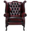 High Back Chesterfield Upholstered Wingback Chair-1502440868