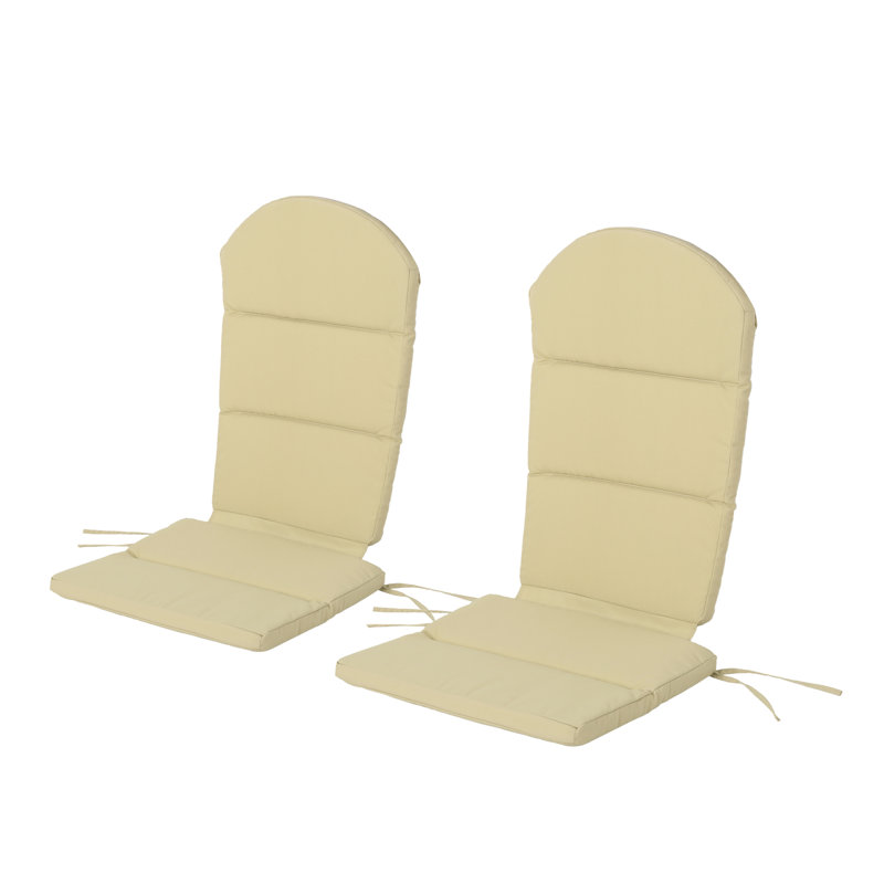 Outdoor 1.5'' Adirondack Chair Back Cushion, Khaki