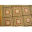 Tapis contemporain crocheté à la main de couleur beige Spectacular