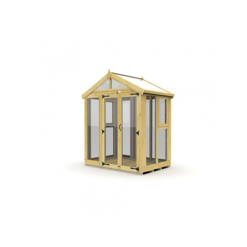 6x4 Glass Green House